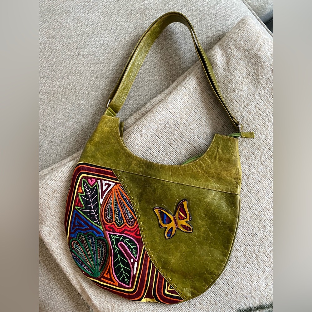 NEW Handmade Leather Boho Hippie Patch Work Bag/Purse
